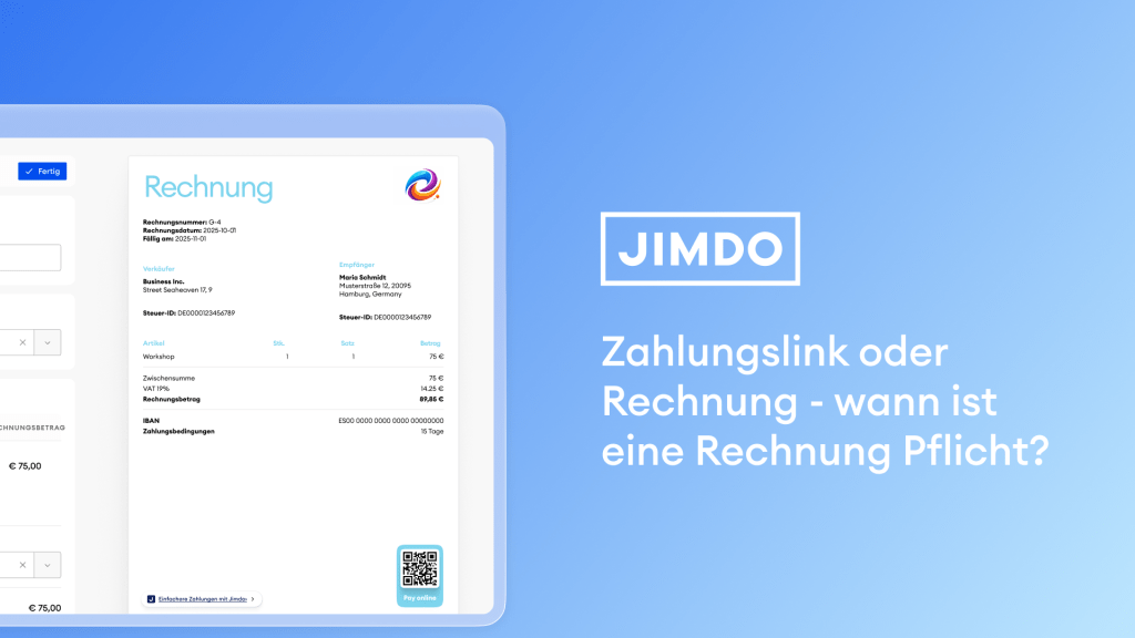 Zahlungslink oder Rechnung – wann ist eine Rechnung Pflicht?