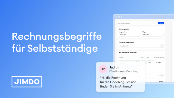 Rechnungsbegriffe für Selbstständige: Das wichtigste Glossar (2026)