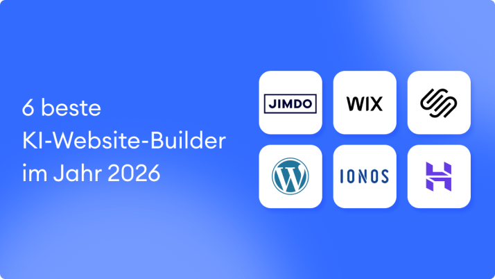 Die 6 besten KI-Website-Baukästen 2026 im Vergleich